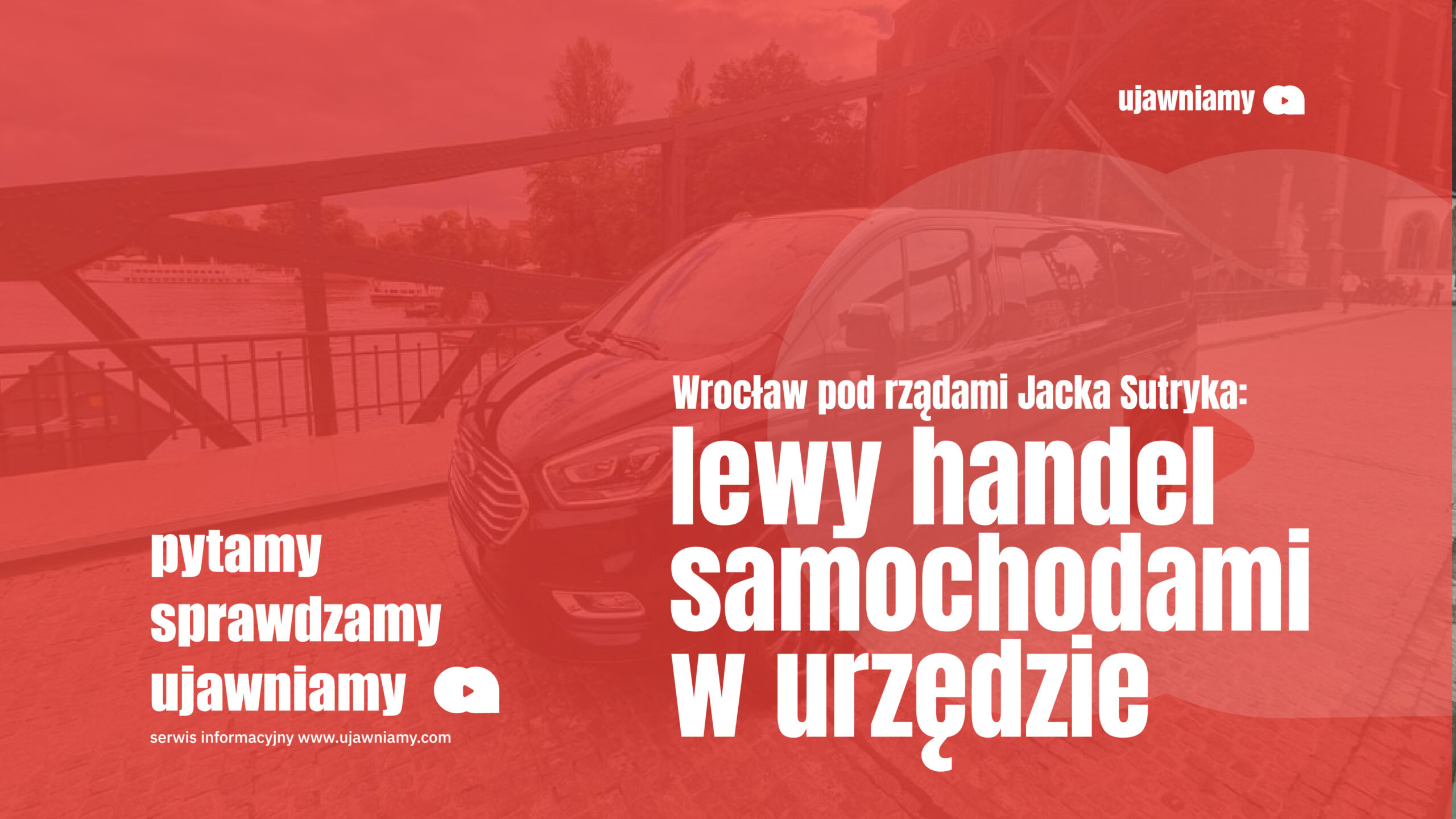 Wrocław Sutryka: lewy handel samochodami w urzędzie